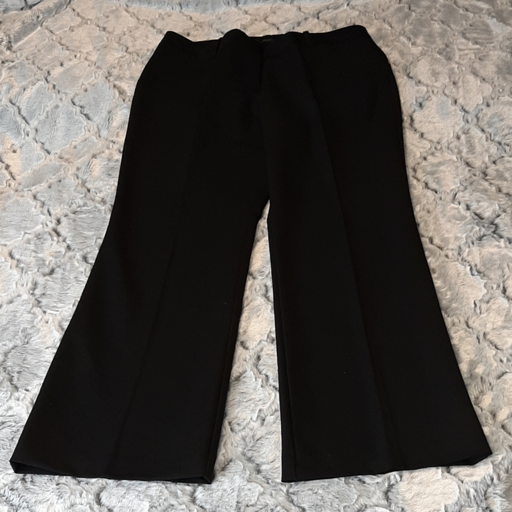 Worthington Ladies Curvy Fit Blk Pants Sz 12P